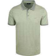 Polo Shirt Korte Mouw State Of Art Polo Effectknit Groen