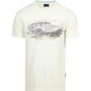 T-shirt Korte Mouw State Of Art T-shirt Print Wit