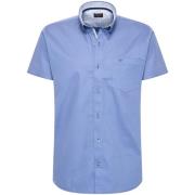 Overhemd Korte Mouw Cappuccino Italia Toscana Stretch