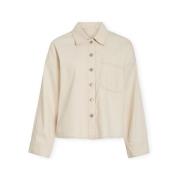 Mantel Vila Maj Denim Jacket - Ecru