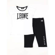 Trainingspak Leone 1947 Girl Sets T-Shirt + Leggings B W