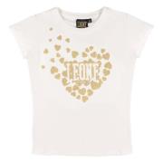 T-shirt Korte Mouw Leone 1947 Girl T-Shirt Short Sleeves Gold 1947