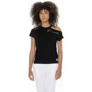 T-shirt Korte Mouw Leone 1947 Woman T-Shirt Short Sleeves Black White