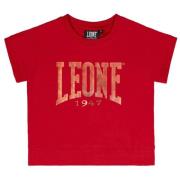T-shirt Korte Mouw Leone 1947 Girl Crewneck Sporty