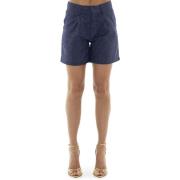 Korte Broek Leone 1947 Woman Linen Fancy Stripes