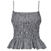 Blouse MICHAEL Michael Kors GINGHAM SMOCK TOP