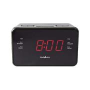 Klokken Nedis Réveil numérique CLAR002BK écran LED rouge