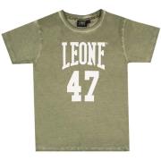 T-shirt Korte Mouw Leone 1947 Boy Short Sleeves Washed
