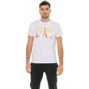 T-shirt Korte Mouw Leone 1947 Man T-Shirt Short Sleeves Stripe Gold