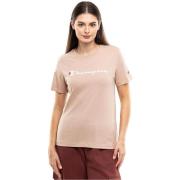 T-shirt Korte Mouw Champion T-shirt SS Tee Beige
