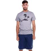 T-shirt Korte Mouw Leone 1947 Man Short Sleeves Beach