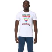 T-shirt Korte Mouw Leone 1947 Man Beach