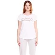 T-shirt Korte Mouw Leone 1947 Woman T-Shirt Short Sleeves Gold Silver