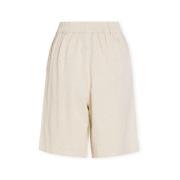 Korte Broek Vila Noos Prisilla Shorts - Super Light Natural Melange