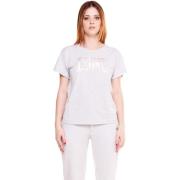 T-shirt Korte Mouw Leone 1947 Woman Short Sleeves Crystal