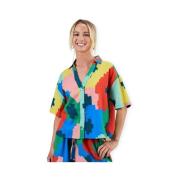 Overhemd Brava Fabrics Maxi Flowers Oversized Shirt