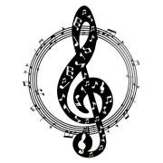 Posters Signes Grimalt Wandornament Met Vioolsleutel