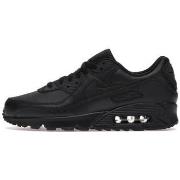 Lage Sneakers Nike Air Max 90 Leather Triple Black