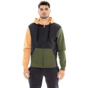 Fleece Jack Leone 1947 Man Hoody Full Zip Color Block