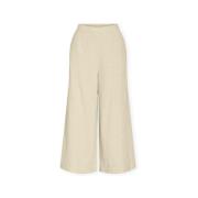 Broek Vila Prisilla Trousers - Super Light Natural Melange