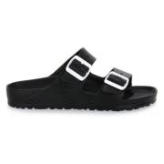 Slippers BIRKENSTOCK ARIZONA EVA BLACK WHITE CALZ S
