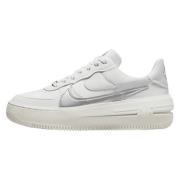 Lage Sneakers Nike Air Force 1 Low Platform Summit White Metallic Silv...