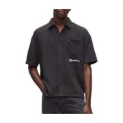 Overhemd Korte Mouw Karl Lagerfeld Camisas Hombre Modèle B2m16012 Klj