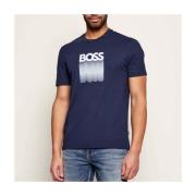 T-shirt Korte Mouw BOSS Camisetas Hombre Modèle Te Insignia