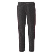 Broek Maison Scotch TAPERED LUREX PANTS WITH VELVET SIDE PANEL