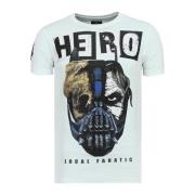 T-shirt Korte Mouw Local Fanatic Hero Mask Luxe W