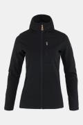 Fjällräven Keb Hoodie Fleecetrui Dames Zwart