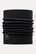 Buff Heavyweight Merino Wool Nekwarmer Zwart/Donkergrijs