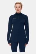 Mammut Trift Half Zip Longsleeve Shirt Dames Marineblauw