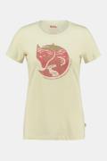 Fjällräven Arctic Fox Print T-Shirt W Gebroken Wit