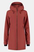 Blue Loop Originals Virga Shell Parka Dames Donkerrood