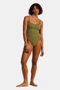 Roxy Current Coolness One Piece Badpak Middenkaki