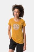 Vaude Women'S Skomer Print T-Shirt Ii Middengeel