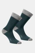 Alpaca socks Merino 2-Pack Lifestyle Sok Petrol/Middengrijs