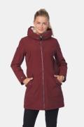 Jack Wolfskin Rocky Point Parka Dames Bordeaux / Kastanjebruin