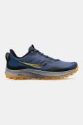 Saucony Peregrine 12 Hardloopschoen Dames Donkerblauw/Zwart