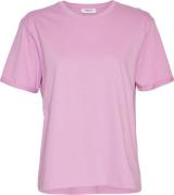 MSCH Copenhagen T-shirt Terina Small Logo Roze dames