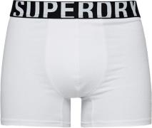 Superdry Organic Cotton Boxer Dual Logo Double Pack Zwart heren