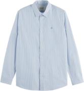 Scotch & Soda Overhemd Oxford Blauw heren