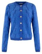 Anna Blue Vest Tweedy Blauw dames