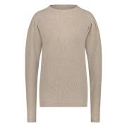 Nukus Pullover Lana Beige dames