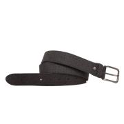 Tresanti DANI | Nubuck leather belt with embossing Zwart heren