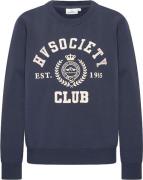 HV Society Sweater Unis Blauw dames