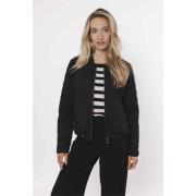 Poools Jacket quilted Zwart dames