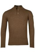 Baileys Pullover Zip Bruin heren