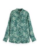 Scotch & Soda VISCOSE PRINTED RELAXED FIT SHIRT Groen dames